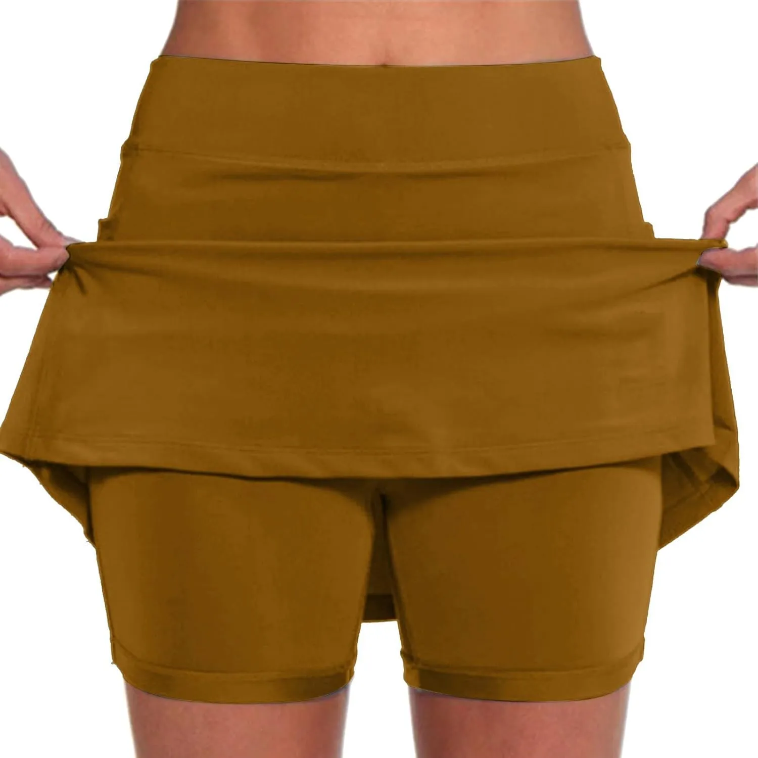 2025 Womens Skorts High Waist Sports Shorts Tennis Mini Skirts Skorts Causal Trendy Short Plus Size Summer Gym Clothes