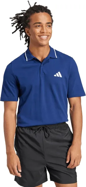adidas Men's Essentials Small Logo Pique Polo Shirt