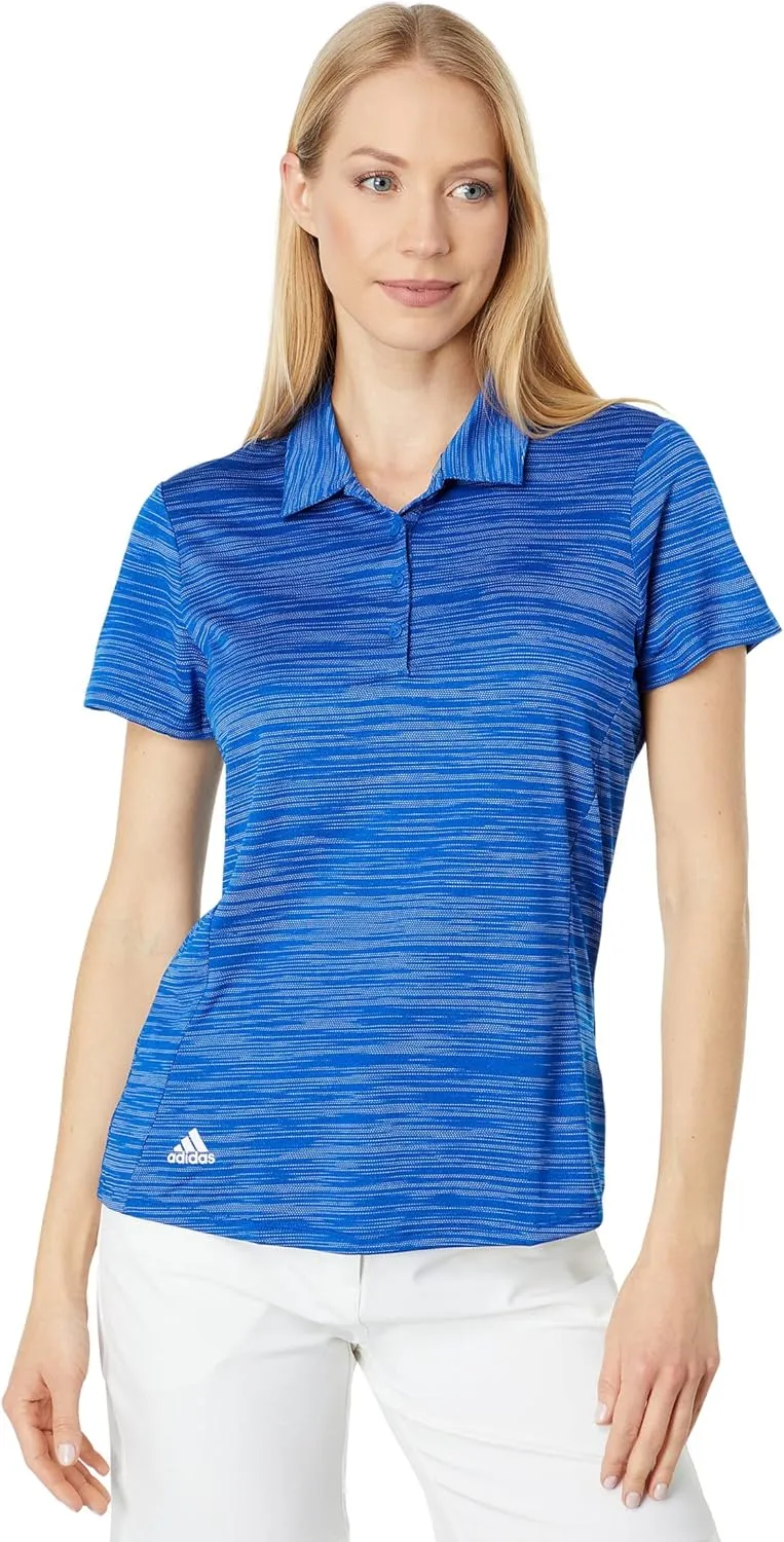 adidas Women's Space Dye Golf Polo Shirt