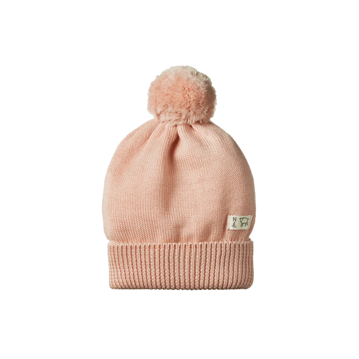 Alpine Pom Pom Beanie - Rose Dust