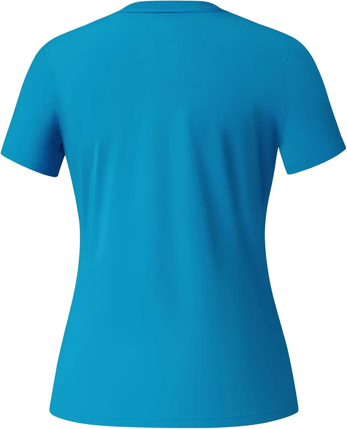 BASSDASH Womens UPF 50  Crew Neck Short Sleeve T-Shirt Cooling Performance Sun Protection Tee for Fishing Hiking Casual