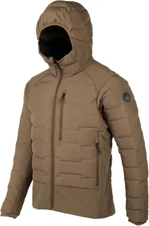 Beretta Men's Tarandus Durable Water-Repellent (DWR) Thermal Hunting Jacket - Goose Down, Integrated Hood & Removable Braces