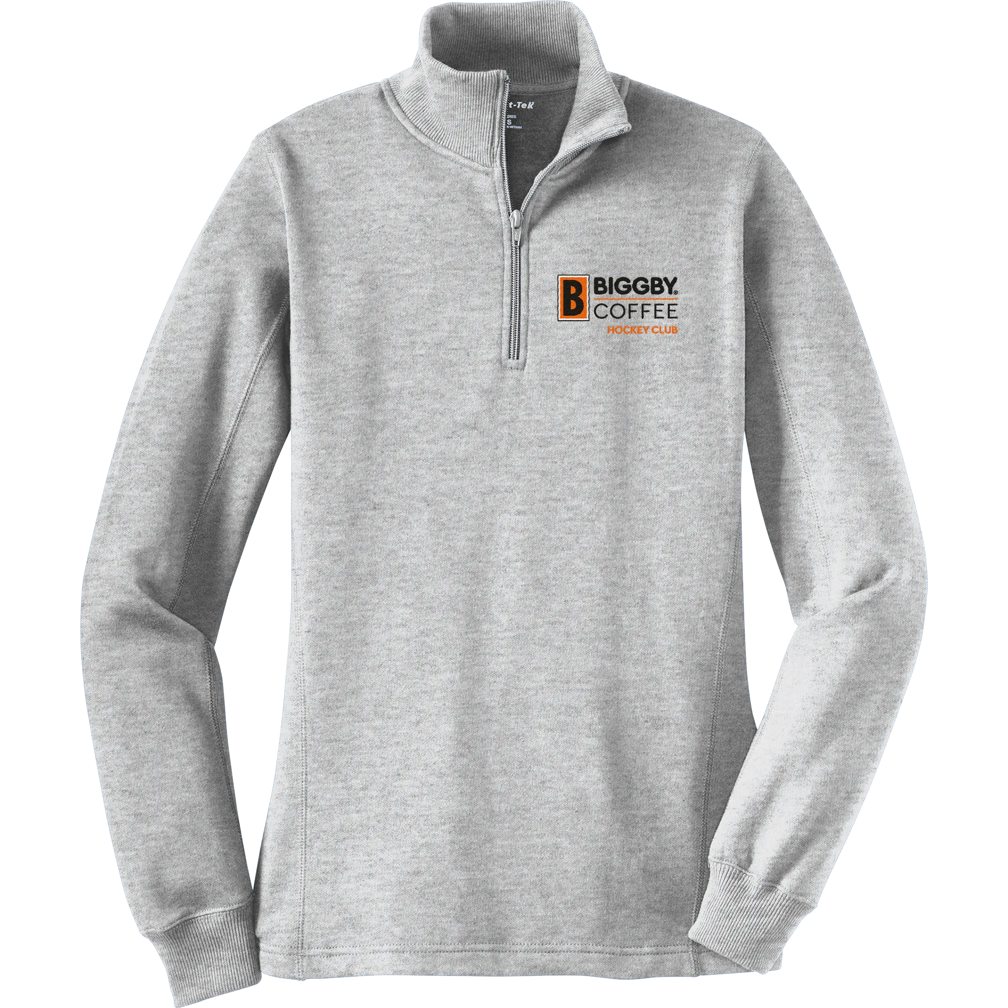 Biggby Coffee Hockey Club Ladies 1/4-Zip Sweatshirt