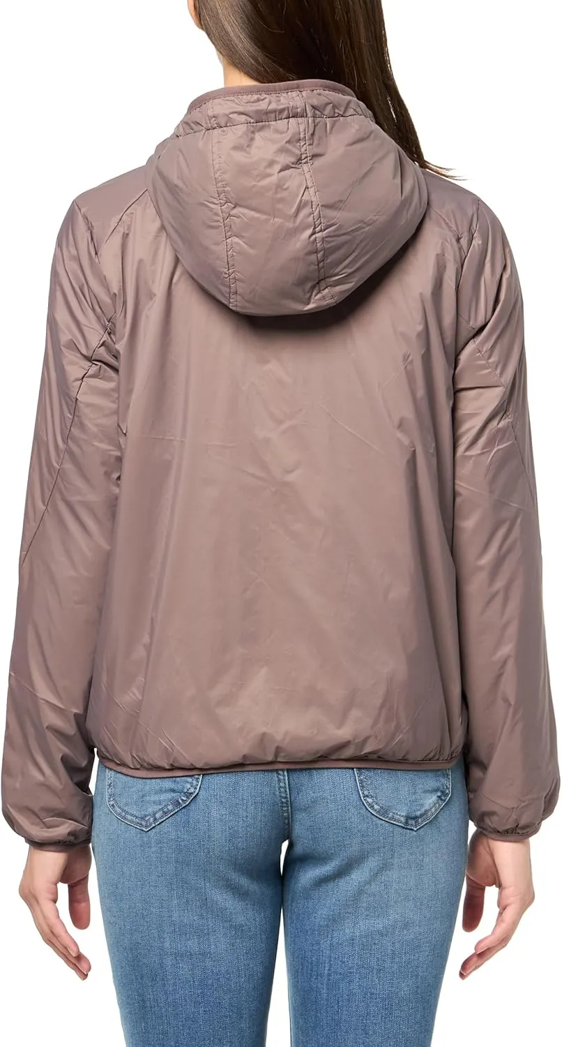 Calvin Klein Women's Essential Polyfill Hooded Bungee Drawcord Jacket