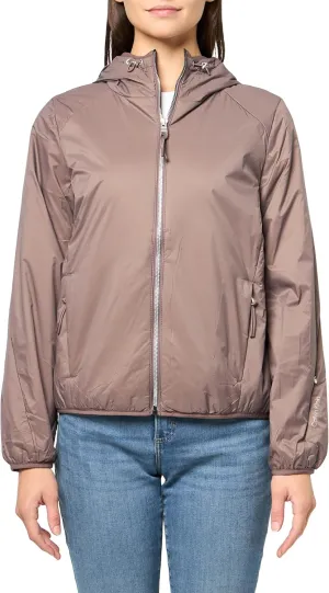 Calvin Klein Women's Essential Polyfill Hooded Bungee Drawcord Jacket