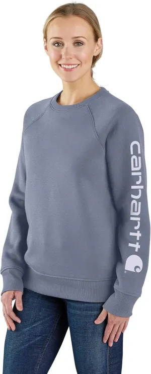 Carhartt Women's Relaxed Fit Midweight Graphic Crewneck Sweatshirt