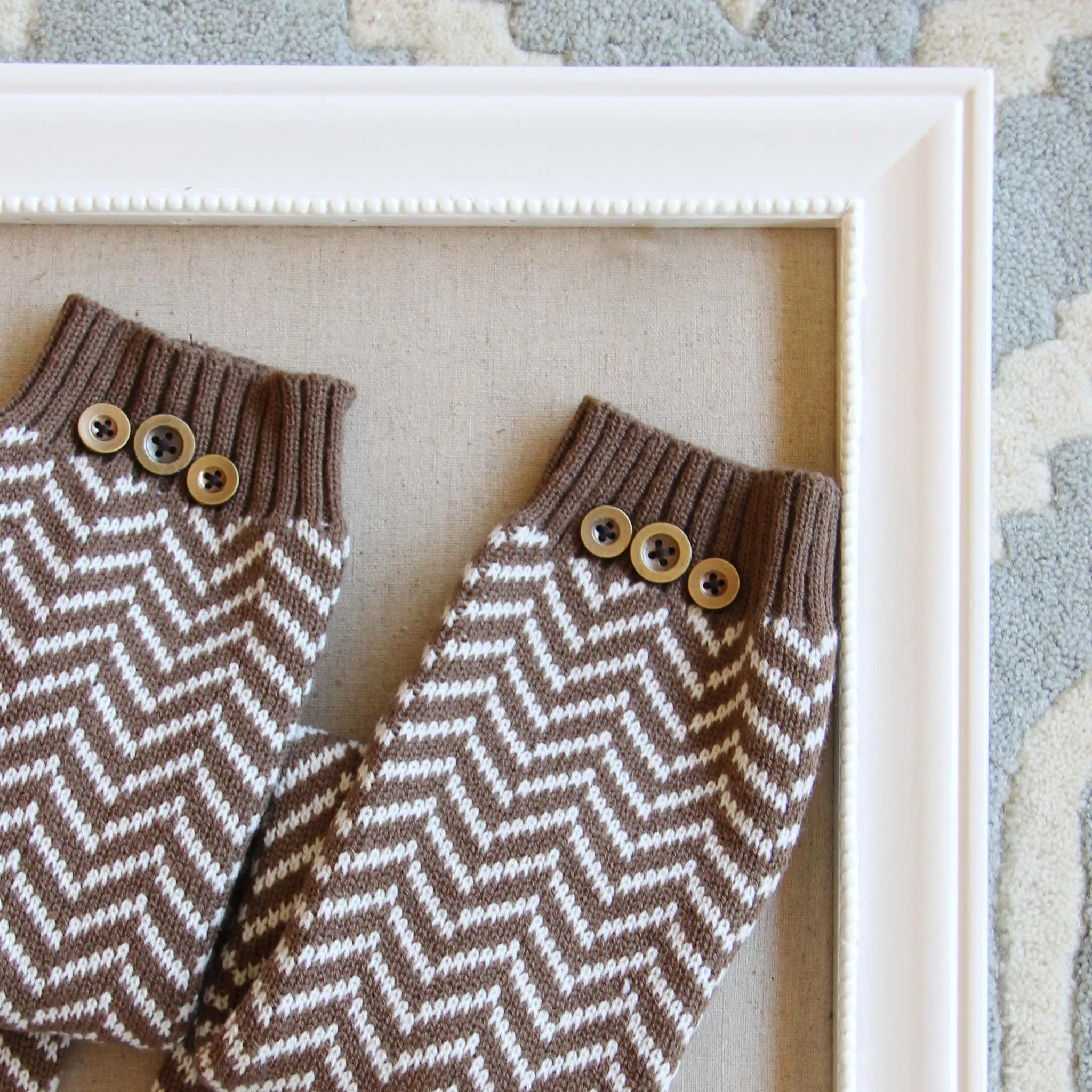 Chevron Knit Boot Socks