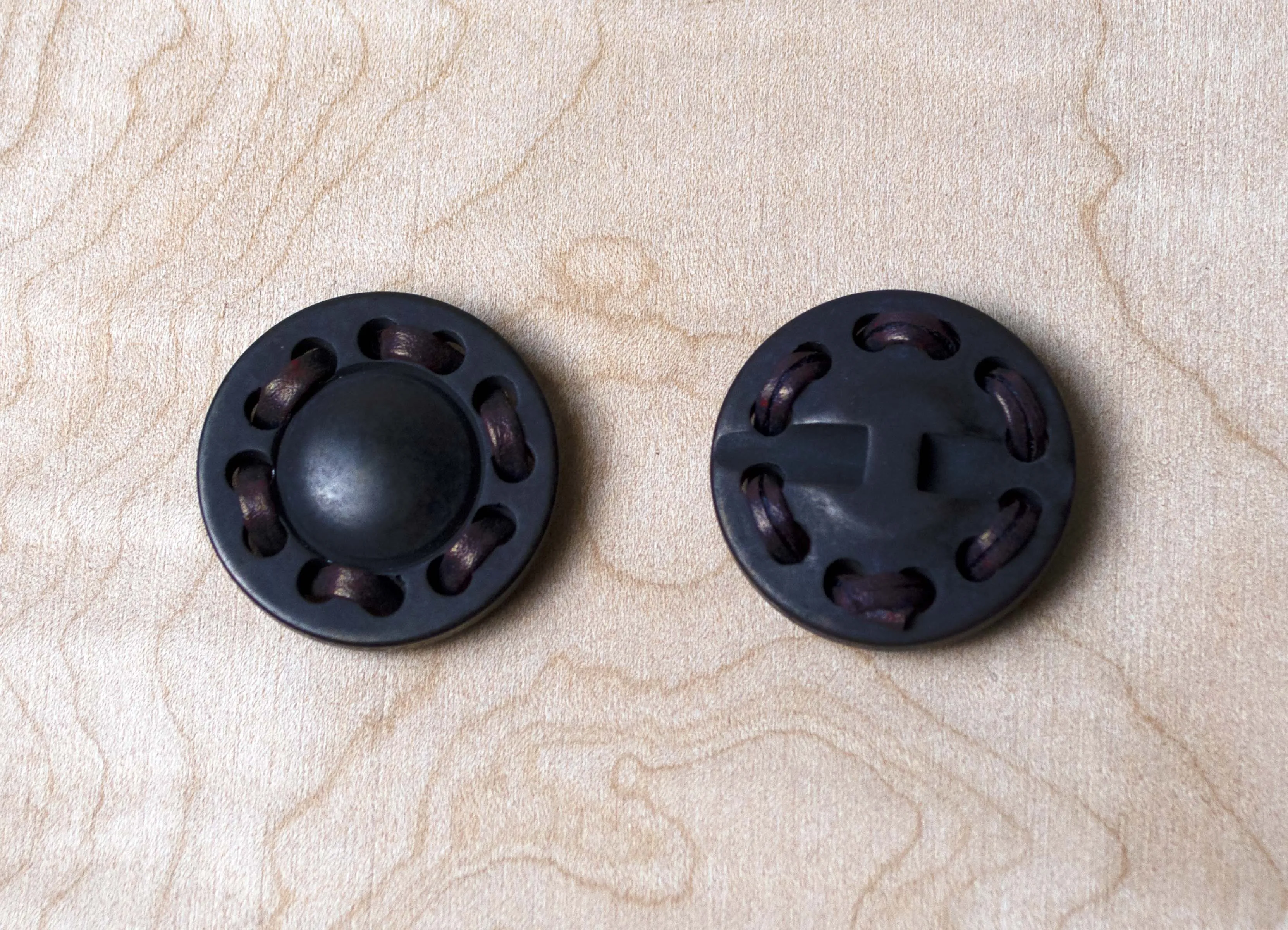 Chunky Laced Coat Button