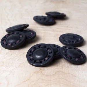 Chunky Laced Coat Button