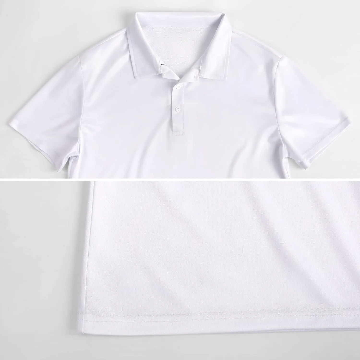 Colorful Music Club Dj Mens Polo Shirts Quick Dry Short Sleeve Golf Slim Fit T Shirt