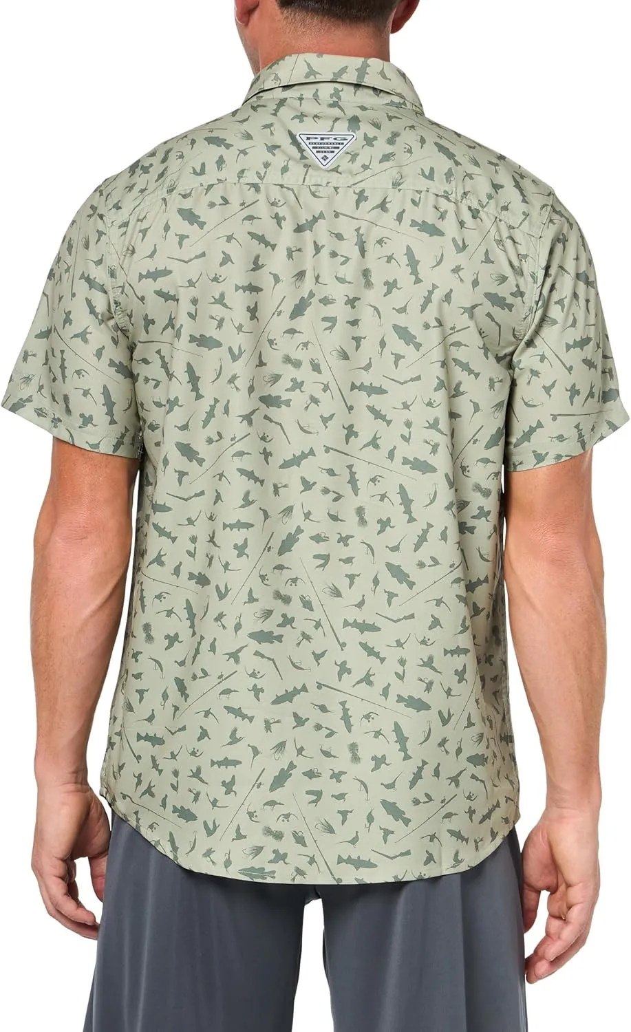 Columbia Men's PFG Uncharted Printed Short Sleeve Shirt