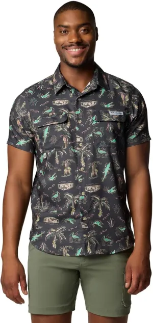 Columbia Men's PFG Uncharted Printed Short Sleeve Shirt