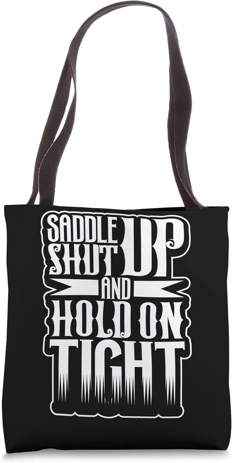Cowboy Barn Bull Rider Rodeo Country Western Tote Bag