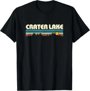 Crater Lake National Park Vintage Sunset T-Shirt