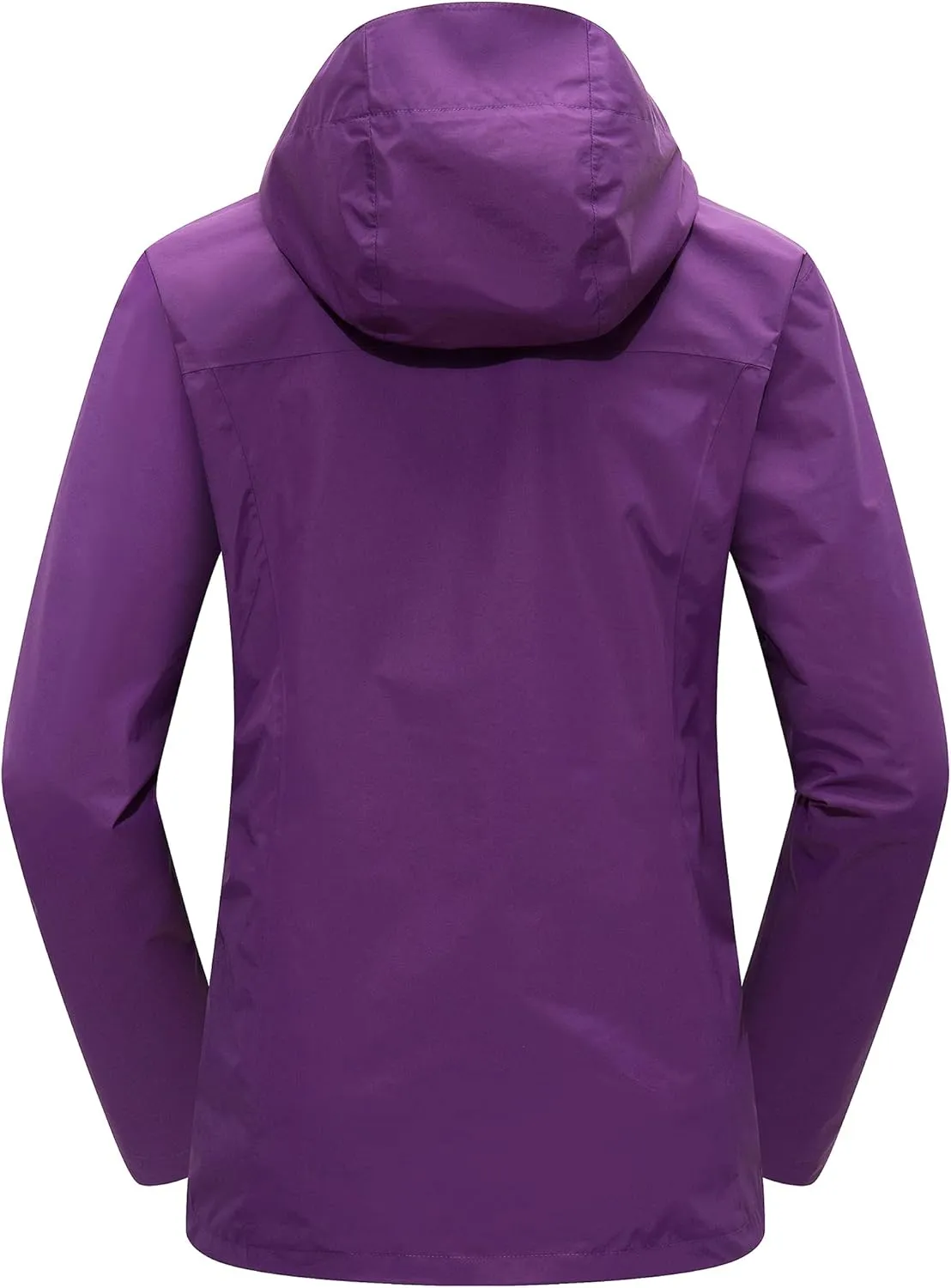 Diamond Candy Womens 3-in-1 Winter Jacket Waterproof Rain Coat with Hood Warm Fleece Ski Jackets