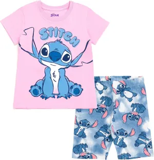 Disney Moana Winnie The Pooh Lion King Pixar Toy Story Lilo & Stitch T-Shirt & Shorts Outfit Set Little Kid to Big Kid