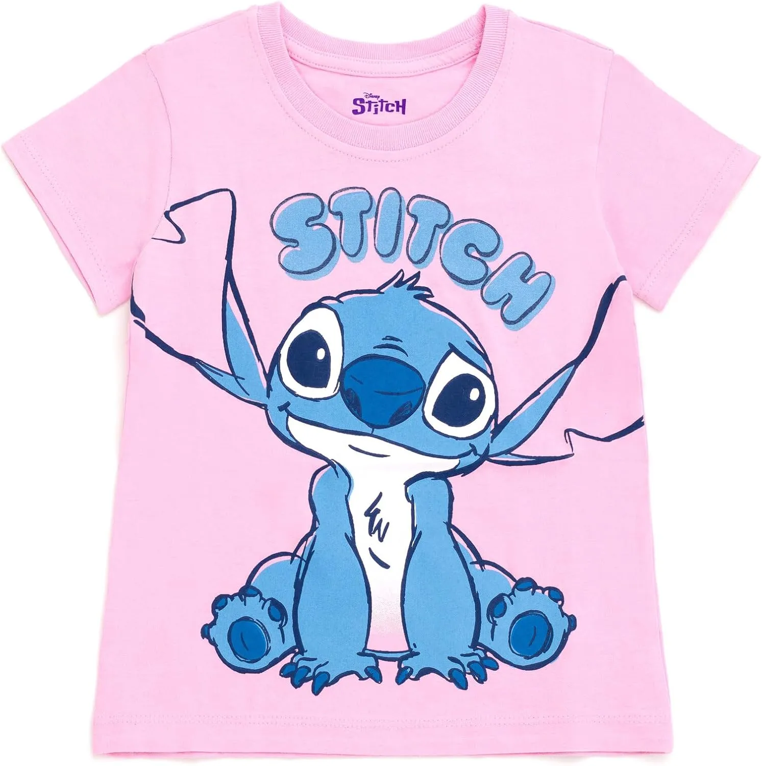 Disney Moana Winnie The Pooh Lion King Pixar Toy Story Lilo & Stitch T-Shirt & Shorts Outfit Set Little Kid to Big Kid