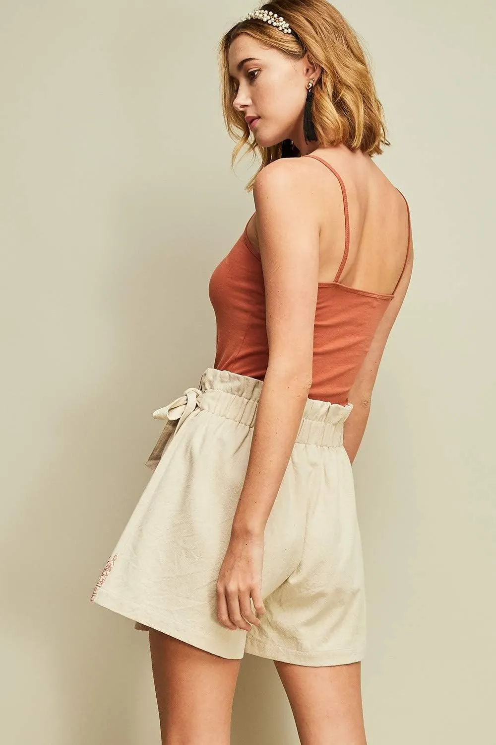 Entro Women's High Waist Wrap Shorts/Skort