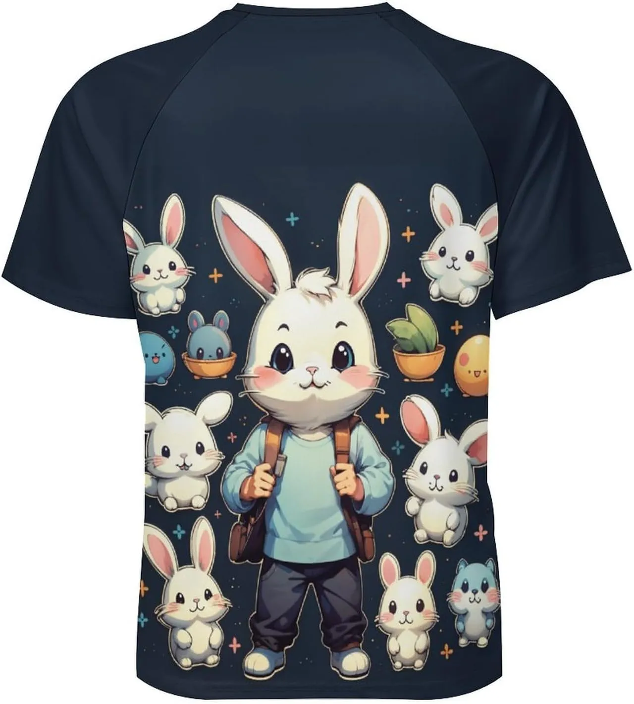 for Men Short Sleeve Shirts Bird Pattern V Neck Shirt Tshirt Casual Tops Pullover Quick Dry with Designs
