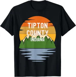 From Tipton County Indiana Vintage Sunset T-Shirt