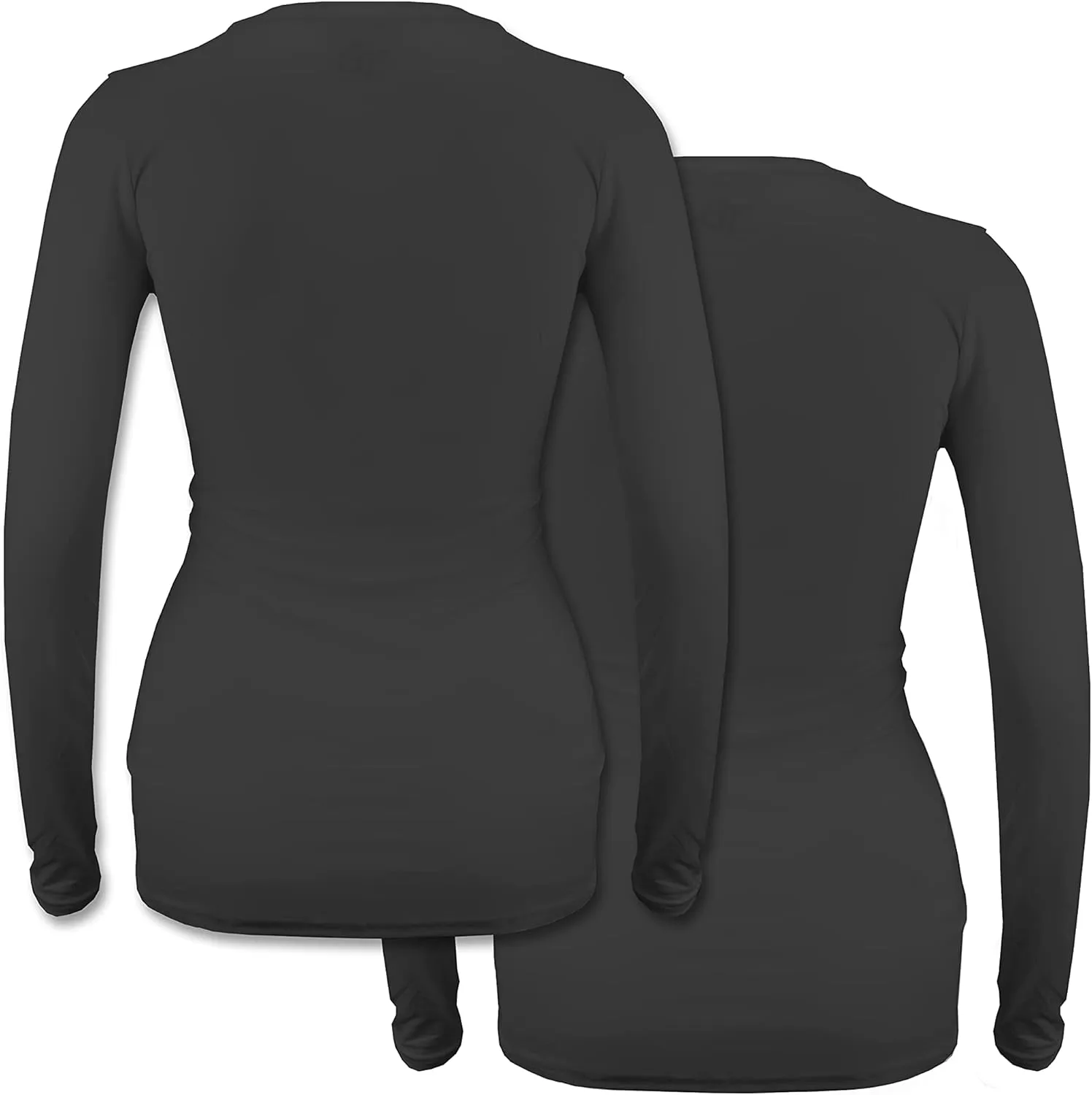 Green Town Scrubs for Women - Multi-Pack Long Sleeve Underscrub Tee, Super Soft, Stretch Fabric, Lightweight, Easy Care