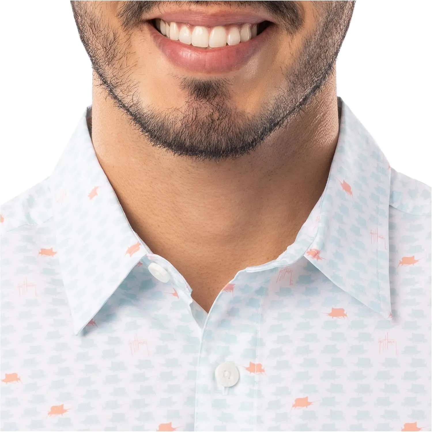 Guy Harvey Men's Short Sleeve Performance Fishing Shirt