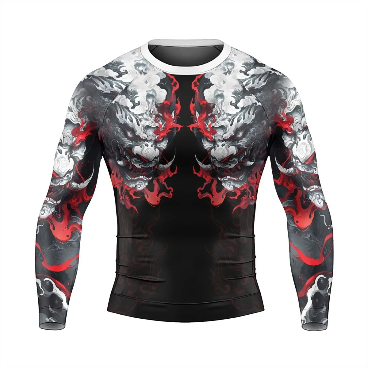 Hellstorm Demon Men's Long Sleeve Rash Guard