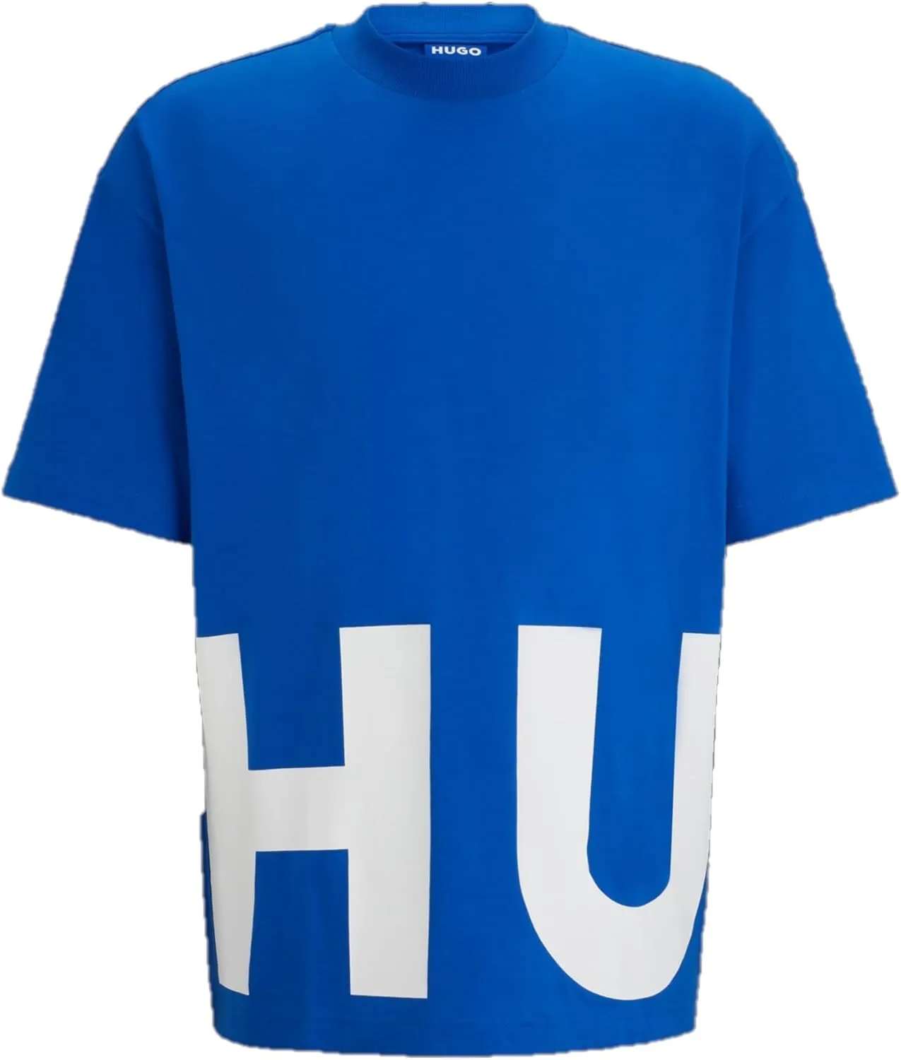HUGO Men's Block Letter Logo Cotton T-Shirt