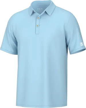 HUK Men's Pursuit, Performance Short Sleeve Polo Shirt