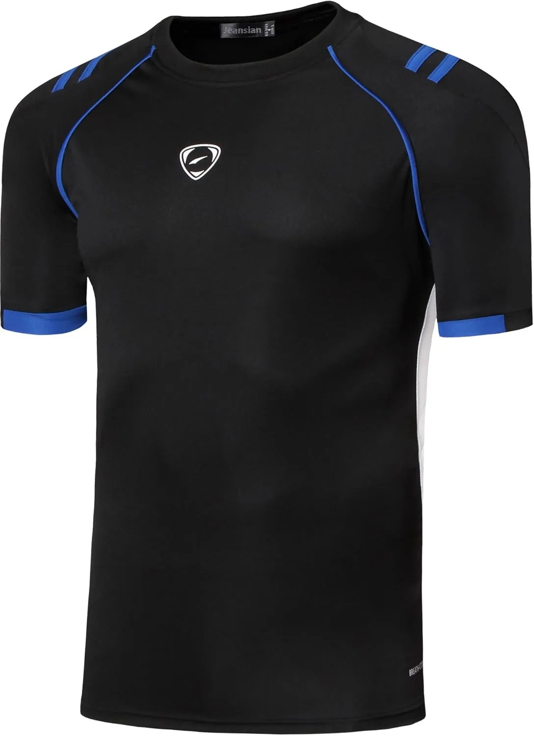 jeansian Men's Sport Quick Dry Fit Short Sleeves Men T-Shirts Tee Shirt Tshirt Tops Golf Tennis Running LSL111