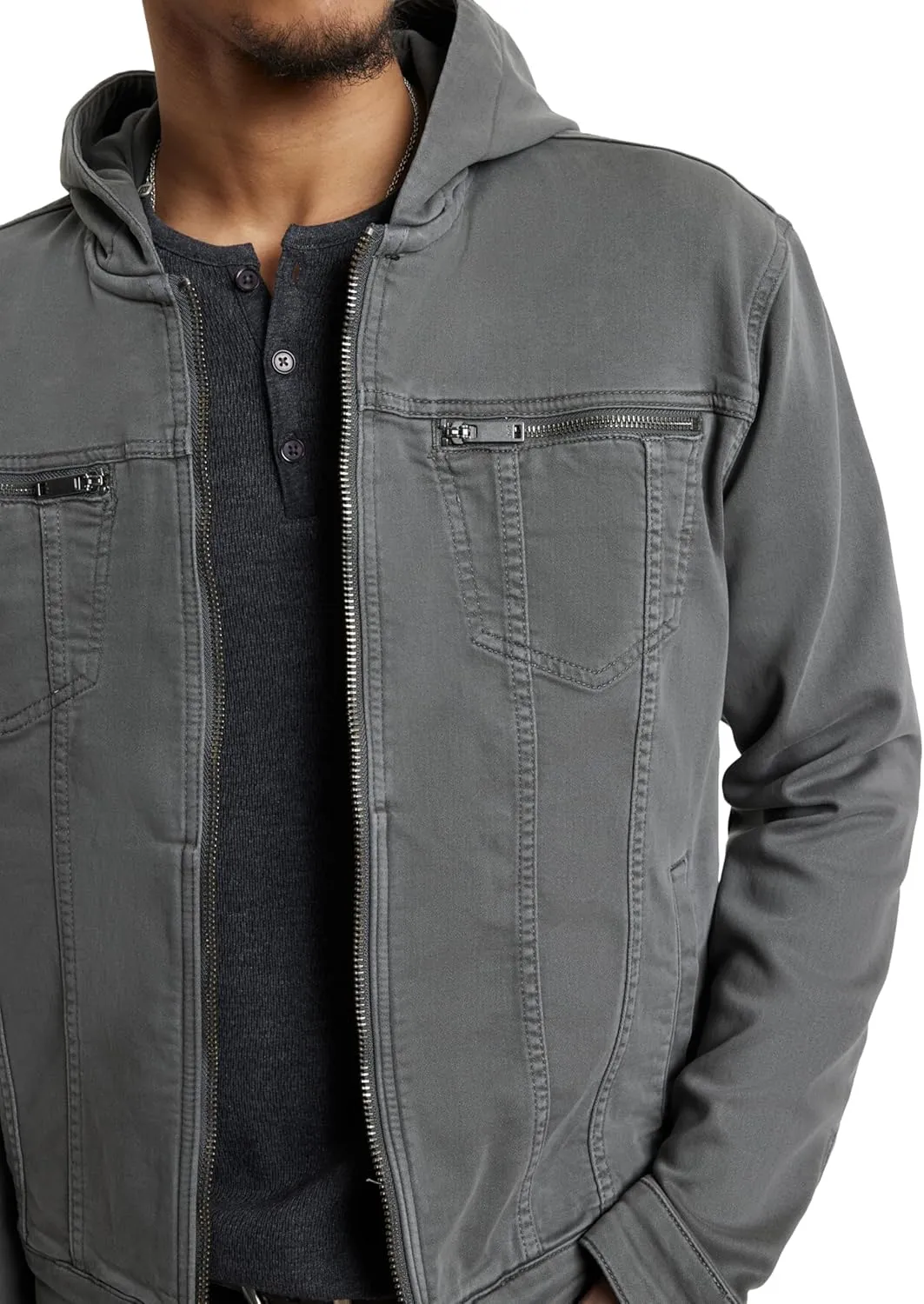 John Varvatos Men's Scott Hooded Jacket