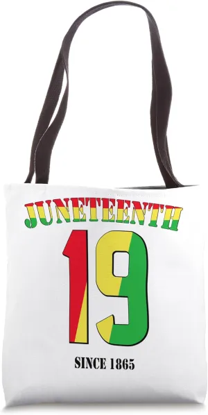 Juneteenth Cool Black History June 19 th 2025 Awesome Flag Tote Bag