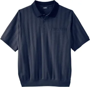KingSize Men's Big & Tall Banded Bottom Polo Shirt