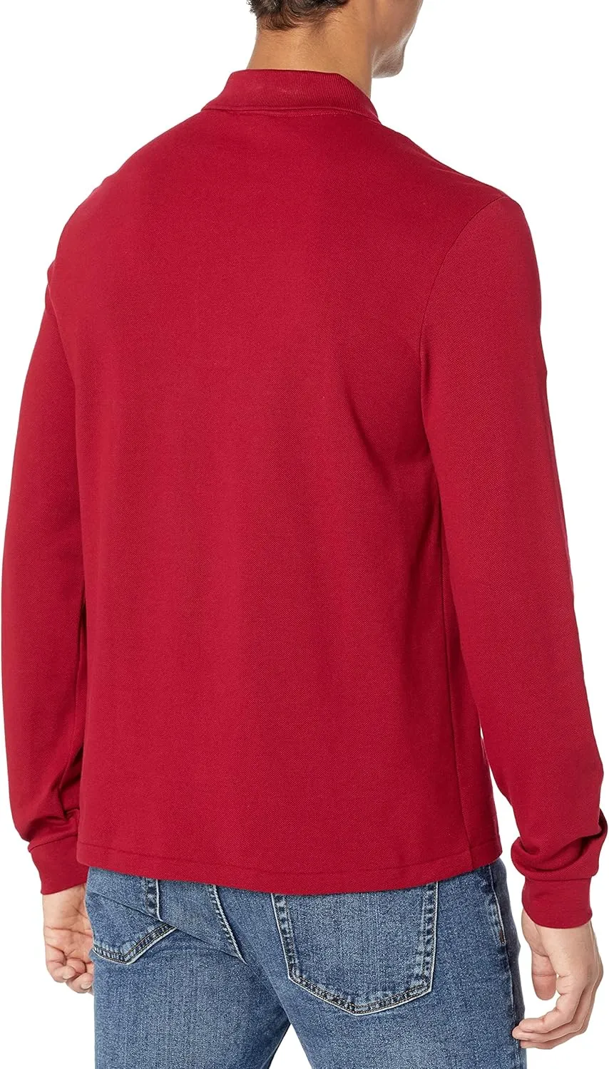 Lacoste Mens Classic Long Sleeve Pique Polo Shirt