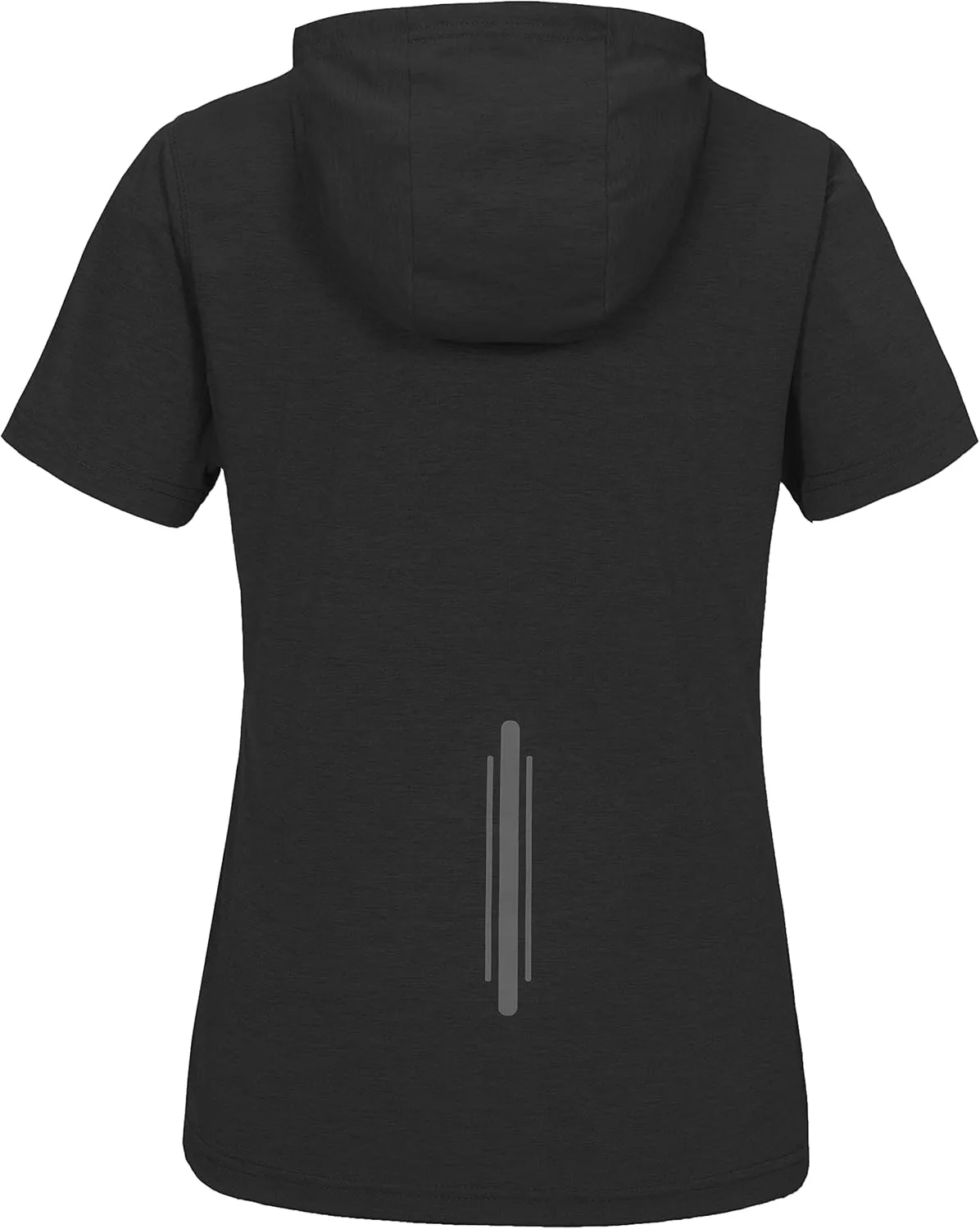 Little Donkey Andy Women's Short Sleeve Quick Dry T-Shirt with Hood Sun Protection Workout Stretch Basic Tops Tee