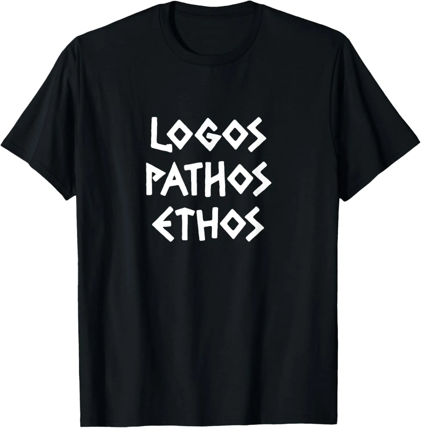 Logos Pathos Ethos - greek rhetoric triangle T-Shirt
