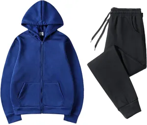 Lounge Sets for Women 2024 Long Sleeve V Neck Elastic Waist Sweatsuit Sweatshirt Wide Leg