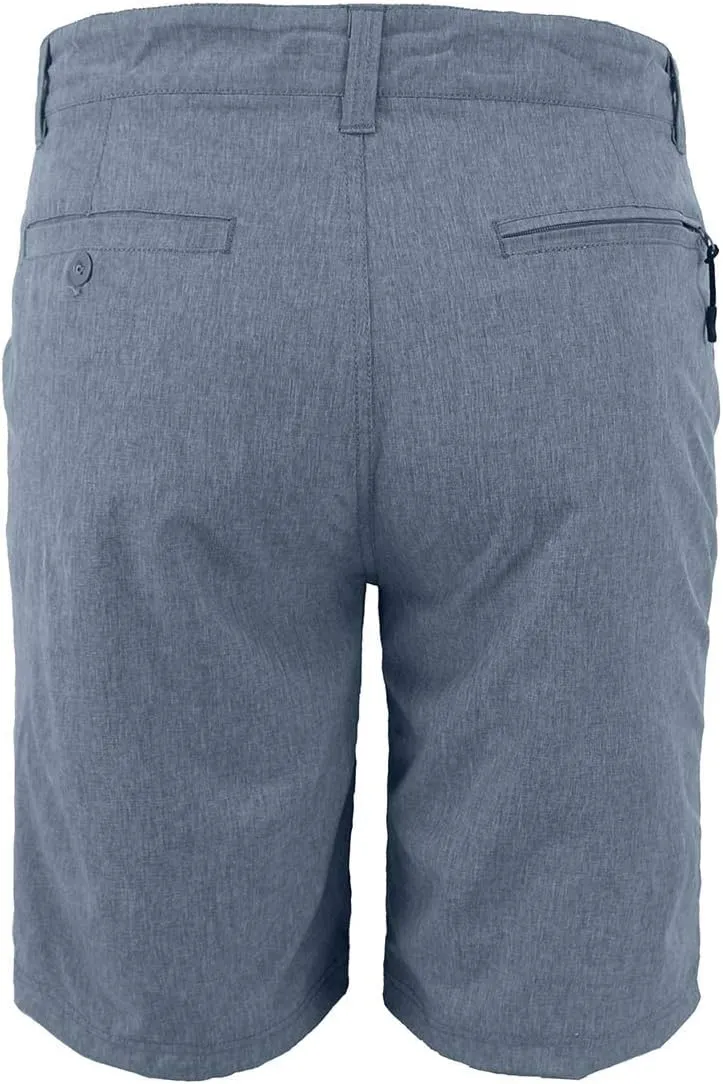 Men's Amphibian Hybrid Shorts Summer Casual Shorts for Men Chino Beach Golf Athletic Quick Dry 21 Inches Boardshort