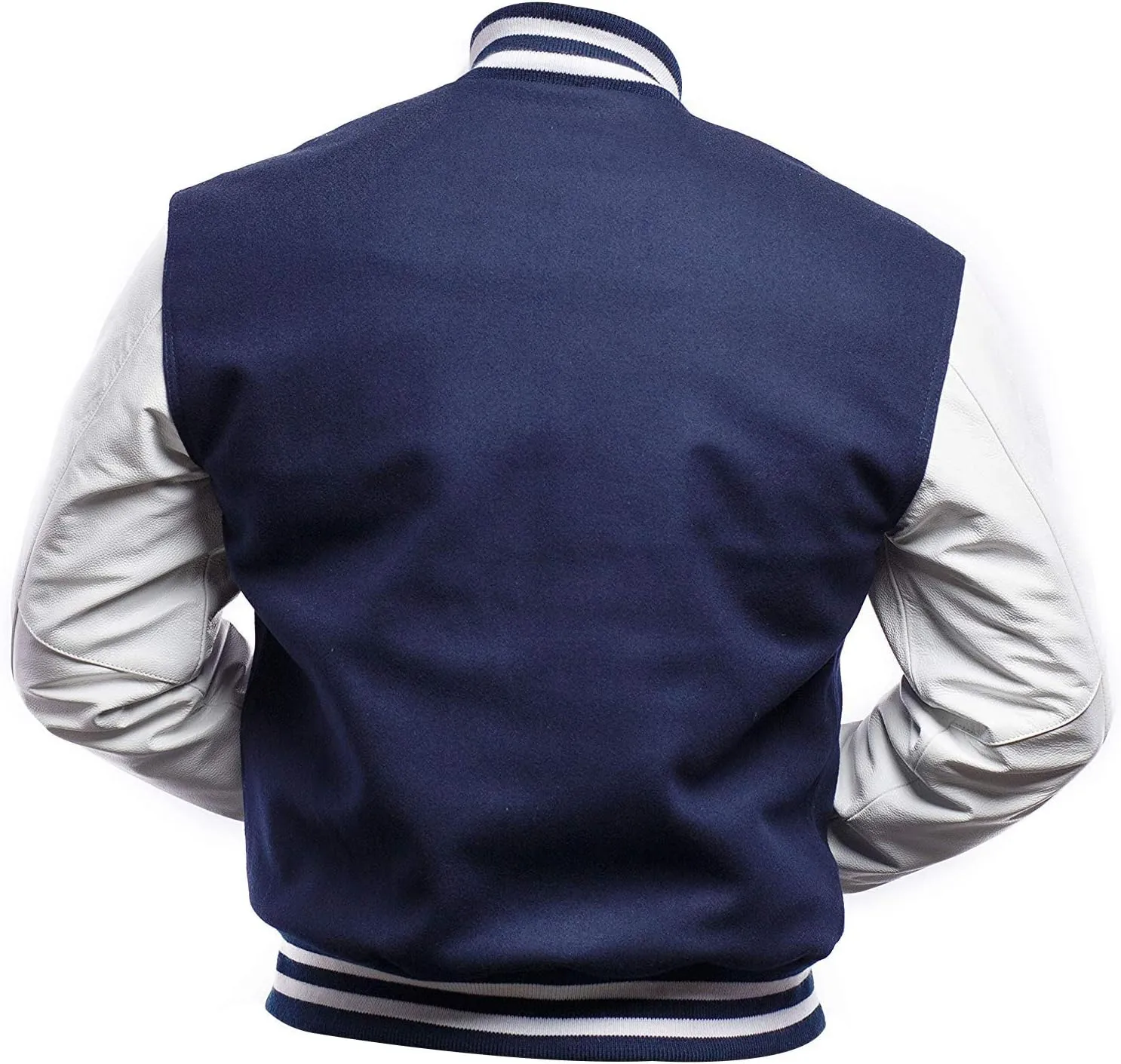 Mens Letterman Black Varsity Jacket - Black School Teen College Bomber Jacket