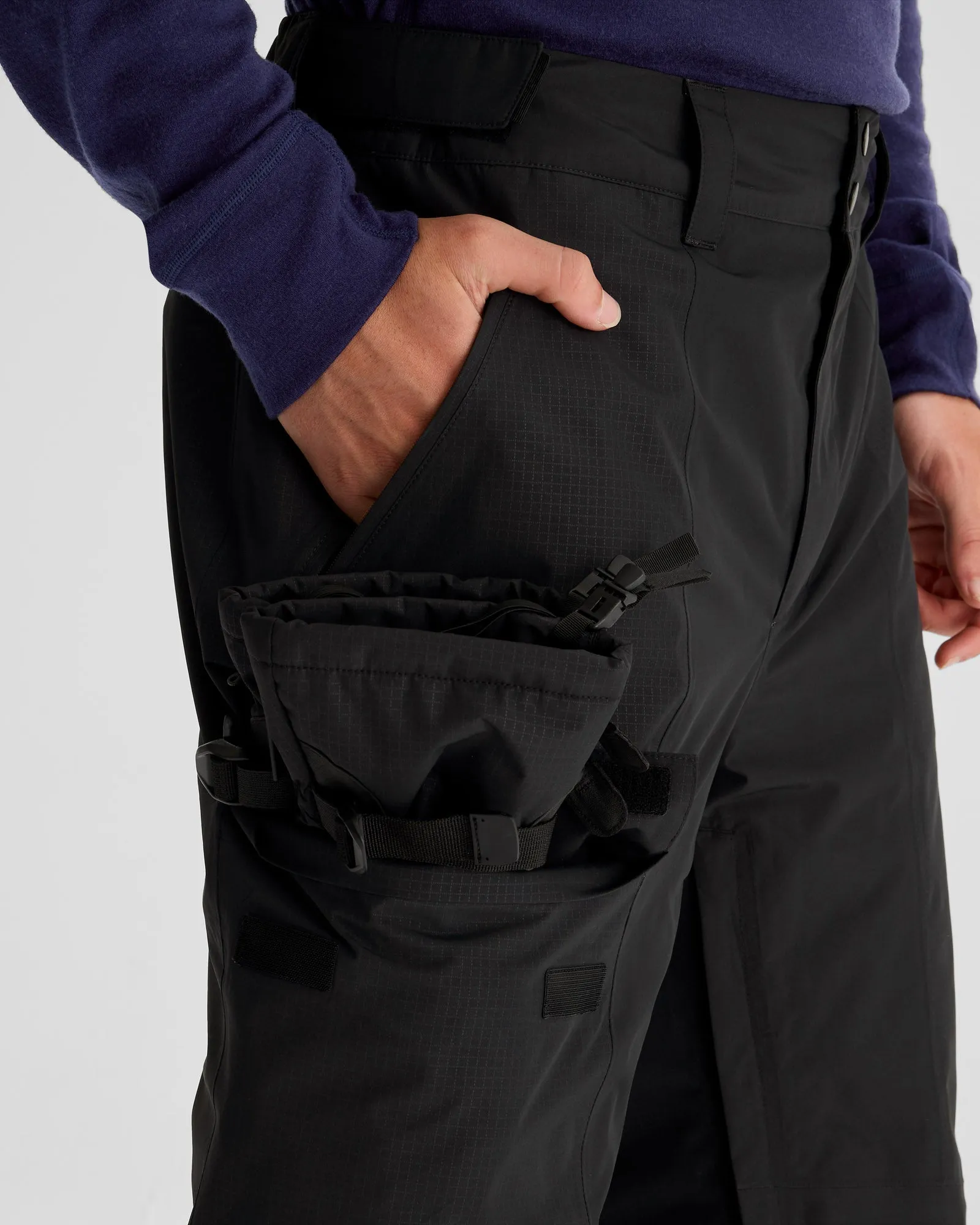 Men's PWDR-Days 2L Insulated Snow Pants - Black Stingray