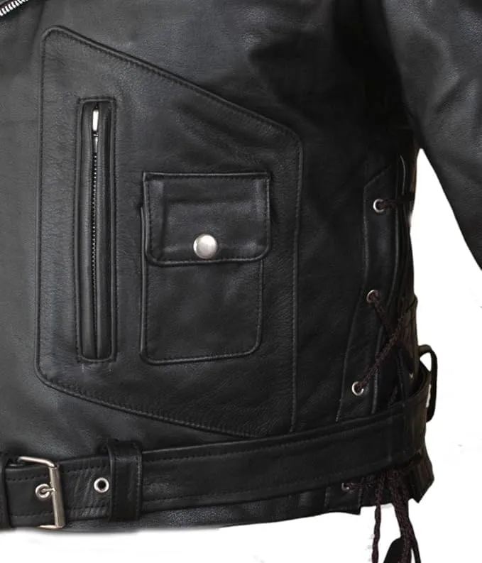 Men's Terminator 2 Judgment Day Arnold Genuine Leather Jacket