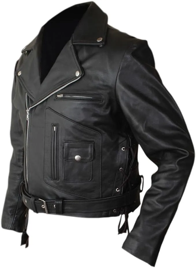 Men's Terminator 2 Judgment Day Arnold Genuine Leather Jacket