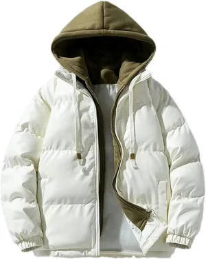 Men's Winter Bread Cotton-padded Jackets Warm Thick Men Trendy Hooded Windproof Parkas Casual Jacket Coats