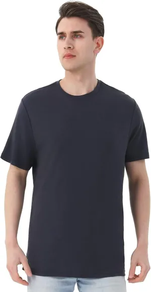 Merino Protect 100% Merino Wool T-Shirt for Men Short Sleeve Slim Fit Undershirt Soft Lightweight Tee Shirt for Travel Hiking