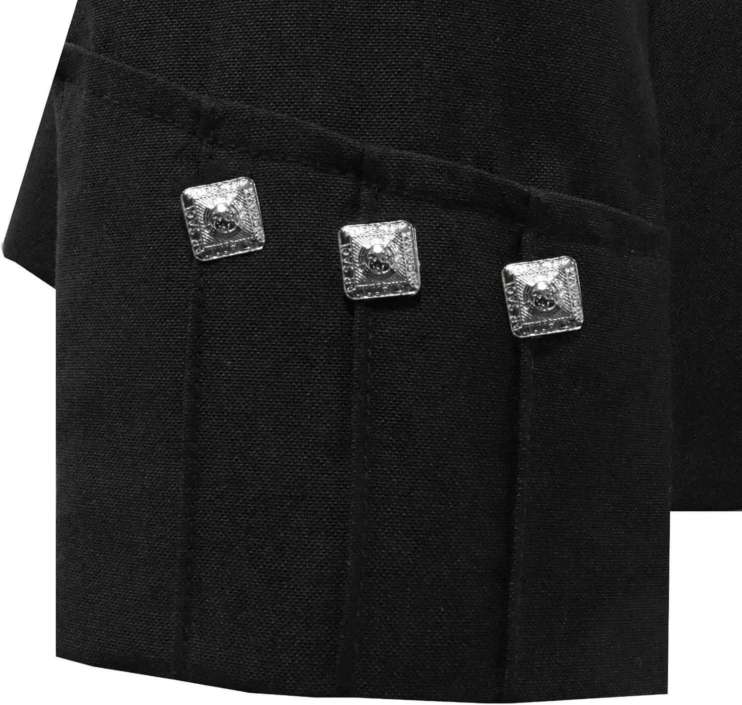 Octal - Scottish Argyll Kilt Jacket with Vest 15 Oz Finest Barathea Wool Fabric with 5 Button Vest Gauntlet Style Cuffs