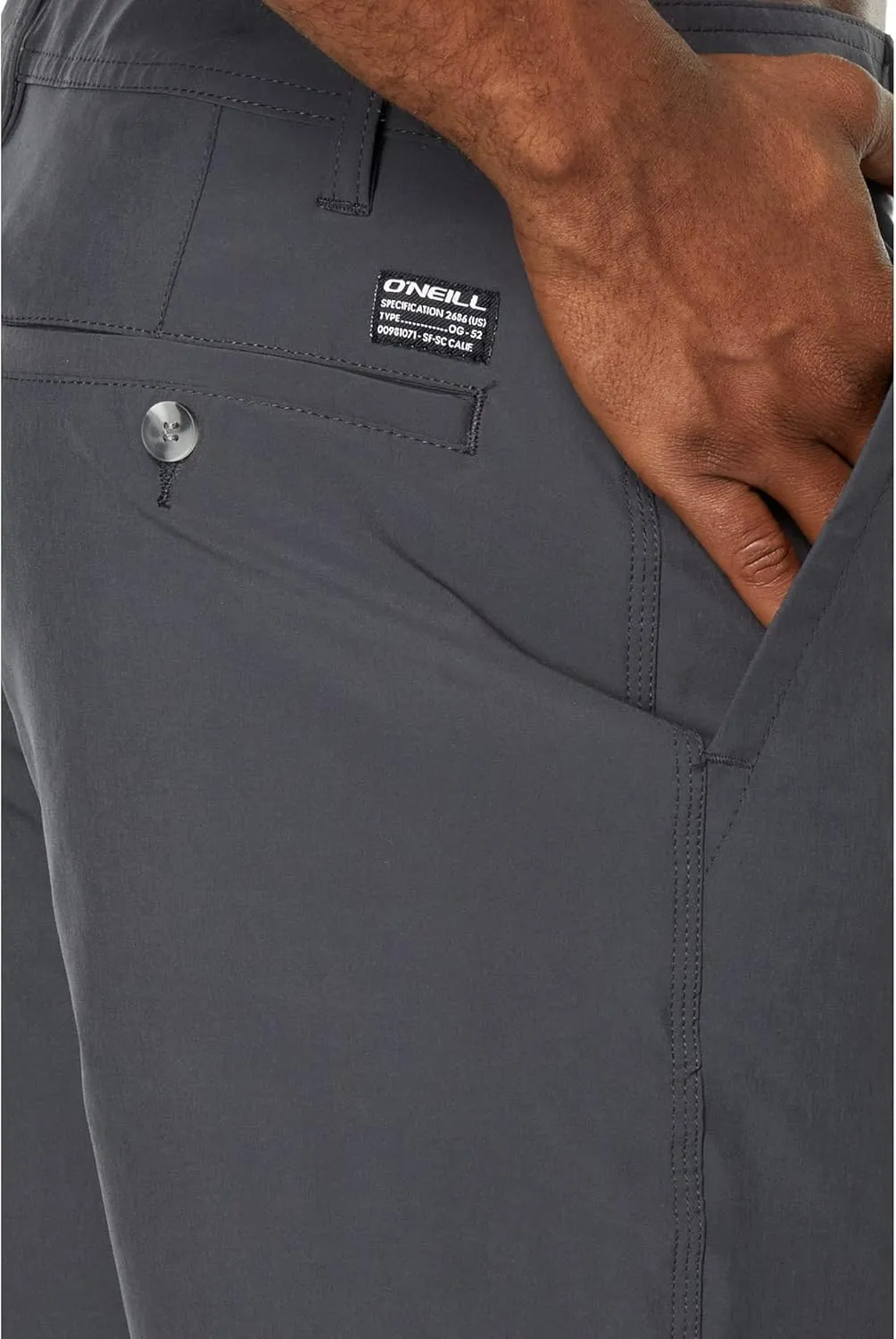 O'NEILL Men's 21 Inch Loaded 2.0 Hybrid Shorts - Water Resistant Mens Shorts with Quick Dry Stretch Fabric and Pockets