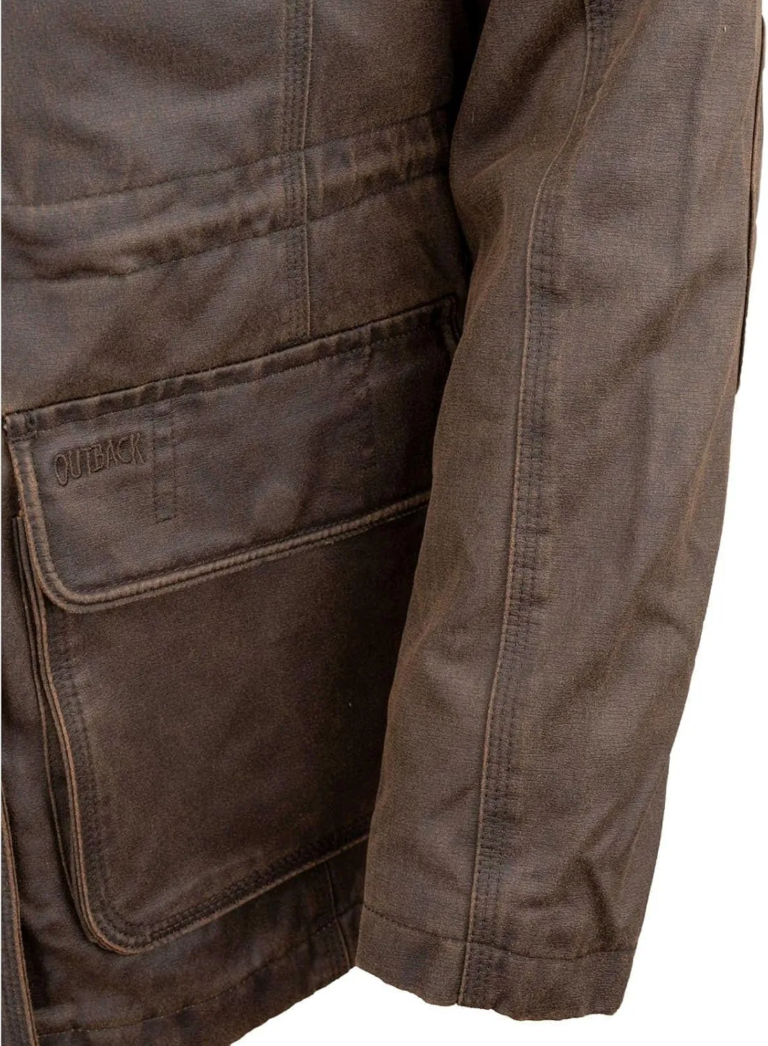 OUTBACK TRADING Women's 2864 Woodbury Vintage Canyonland Outdoor Casual Water Resistant Jacket with Removable Hood