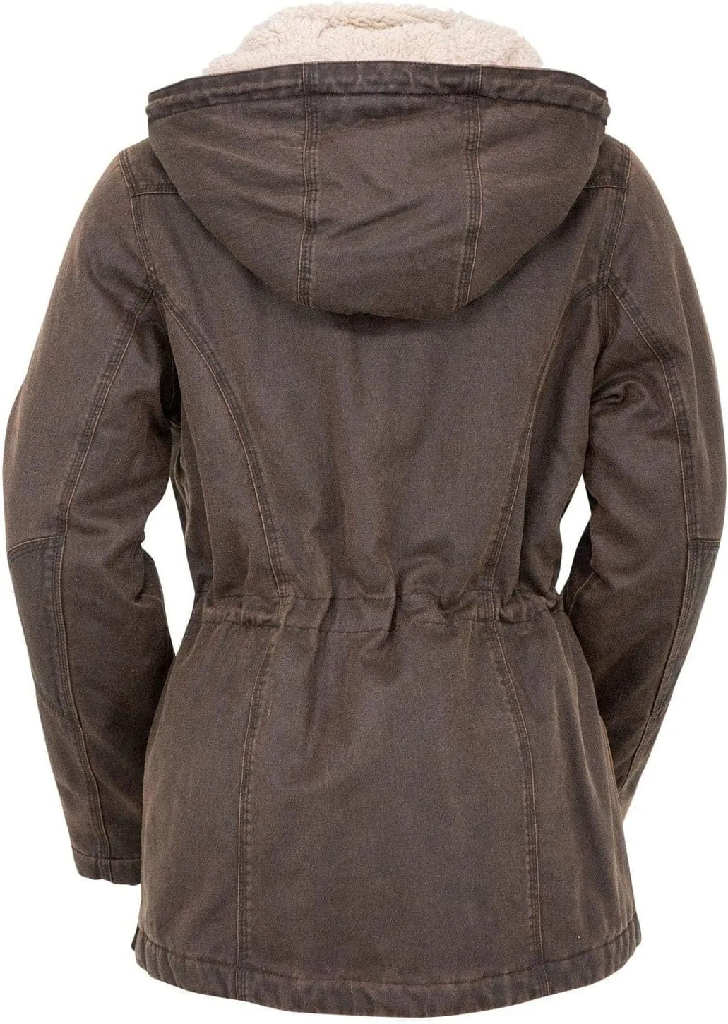 OUTBACK TRADING Women's 2864 Woodbury Vintage Canyonland Outdoor Casual Water Resistant Jacket with Removable Hood