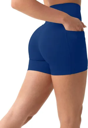 PAVOI ACTIVE Shorts with Pockets | Compressive High Waisted Butt Sculpting 4" & 6" Women's Biker Shorts | HiPerform XXS to 3X