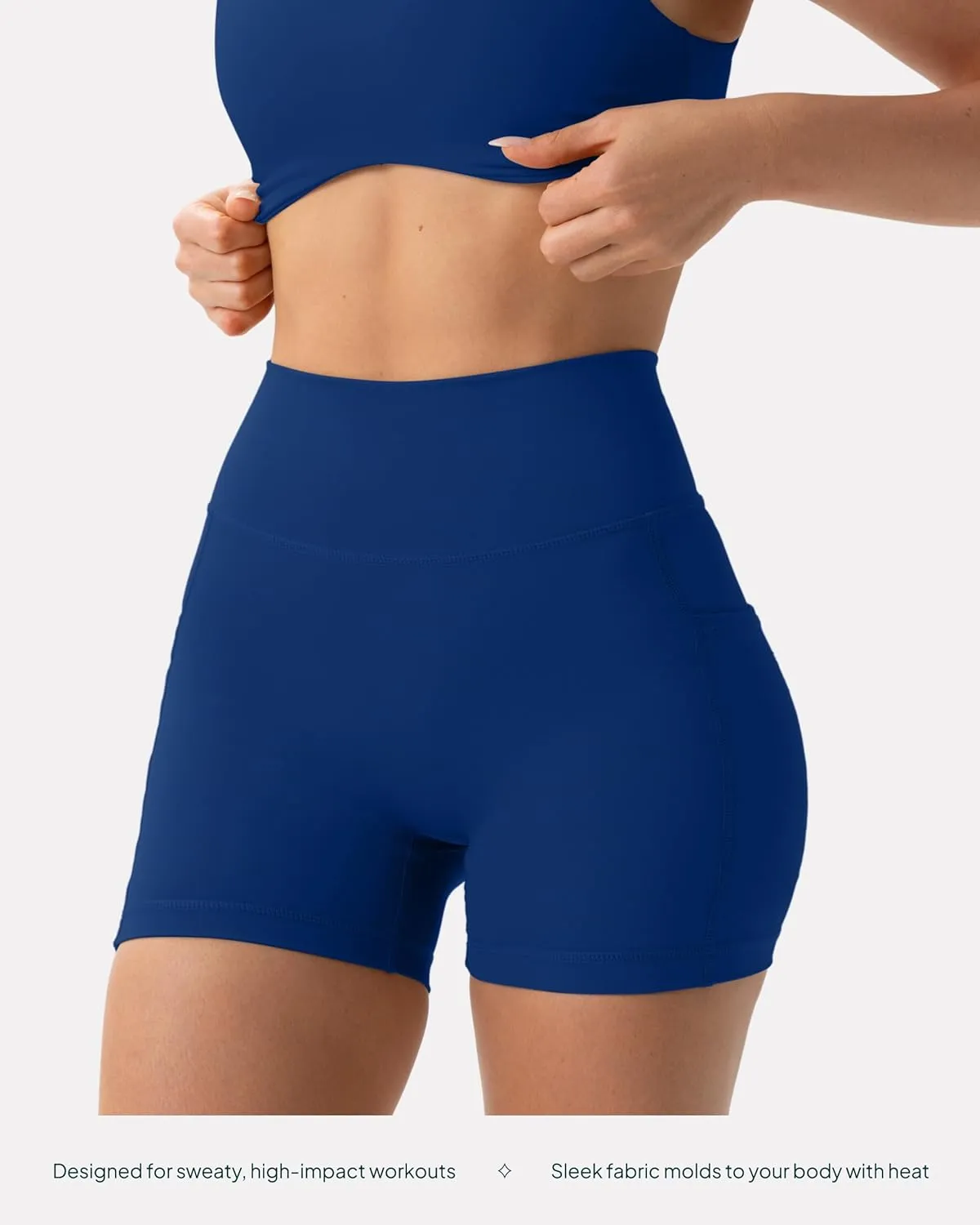 PAVOI ACTIVE Shorts with Pockets | Compressive High Waisted Butt Sculpting 4" & 6" Women's Biker Shorts | HiPerform XXS to 3X